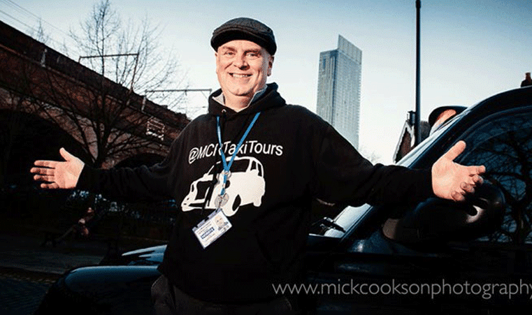 Did you know that John Consterdine is also Manchester's ONLY fully qualified black cab tour guide? Yes, it's true.