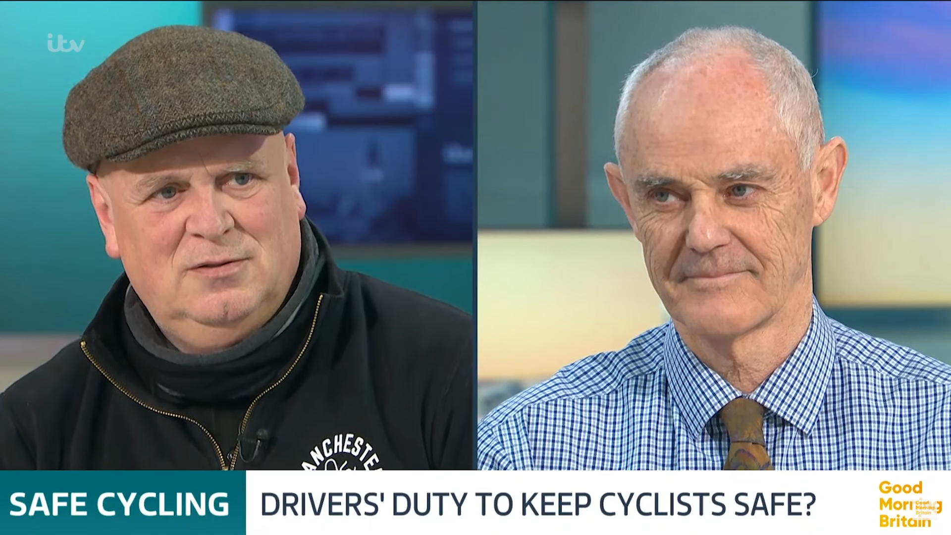 Good Morning Britain - Is It Drivers’ Responsibility to Keep Cyclists Safe on the Roads?