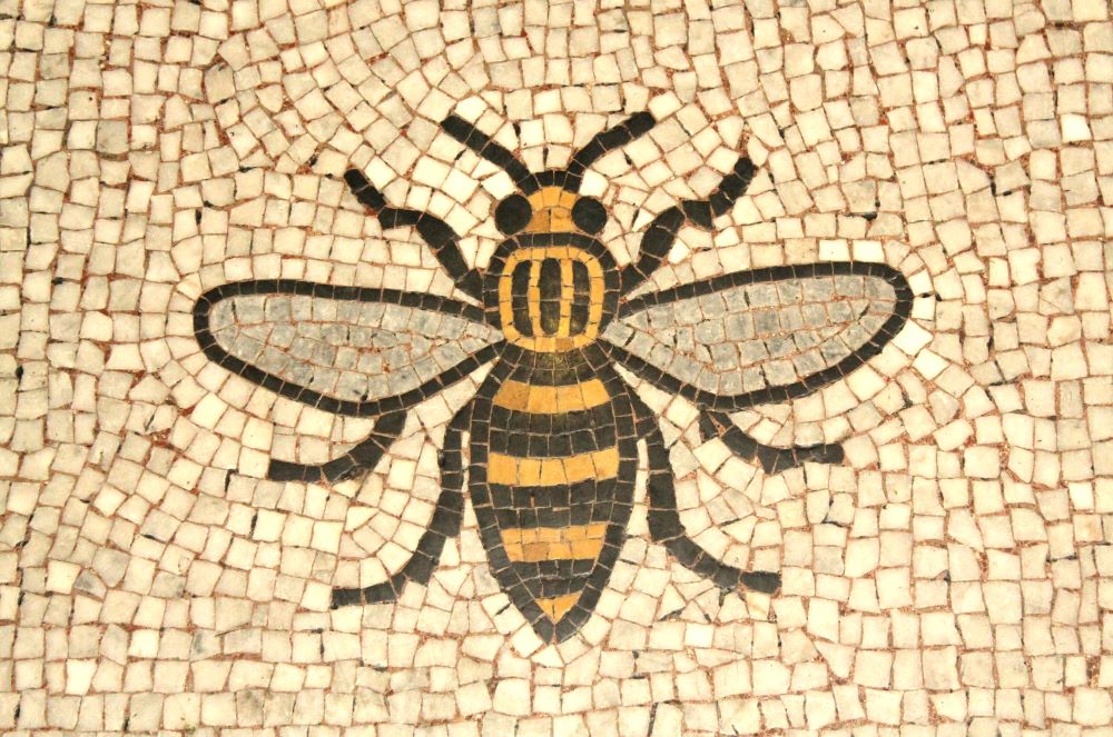 Manchester Bee mosaic