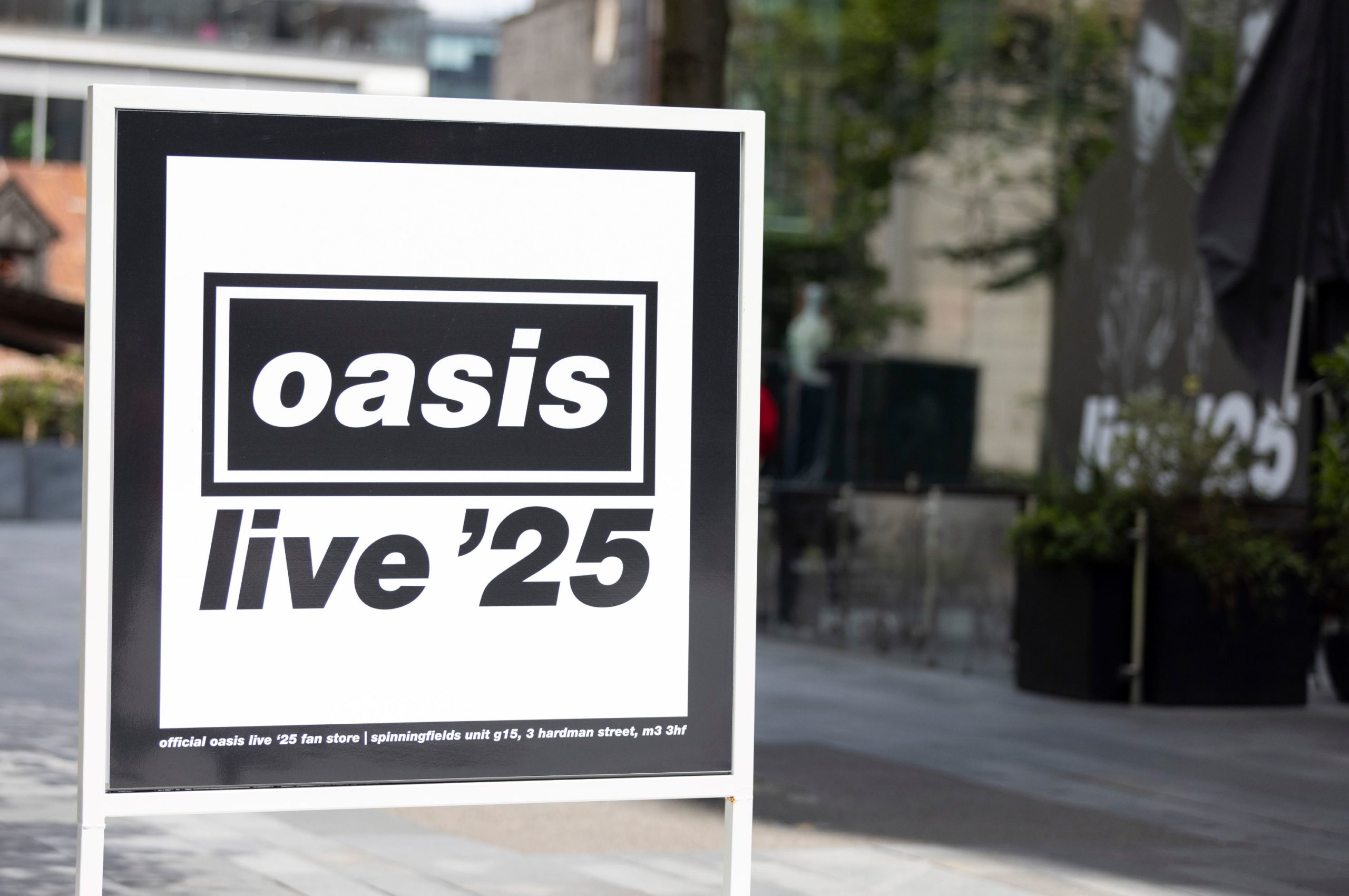 Oasis live 25 promotional poster