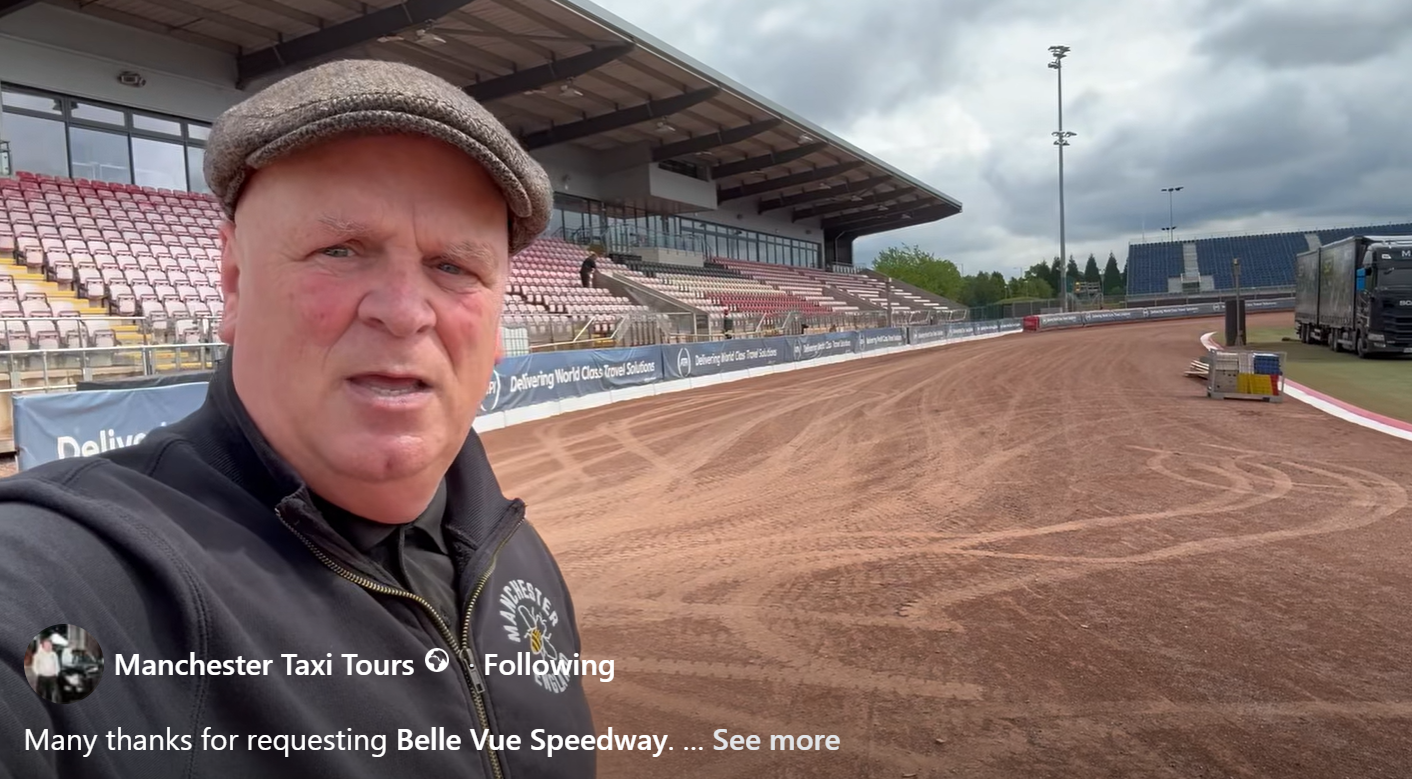 Bellevue Speedway | Manchester Taxi Tours videos on Facebook